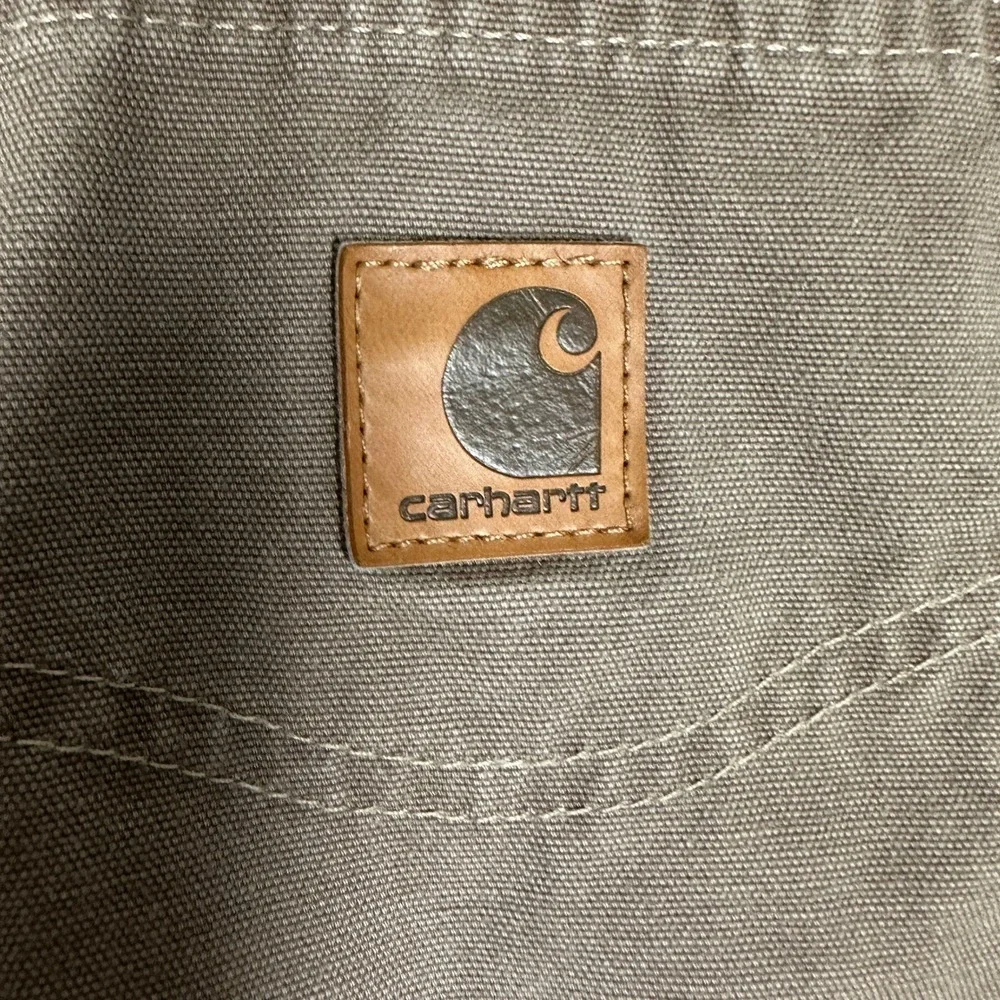 Carhartt B159 MUS Pants Mens 36X32 Brown Canvas  Loose Fit Carpenter Work Cargo